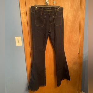 Old Navy Women's Black Flare Jeans